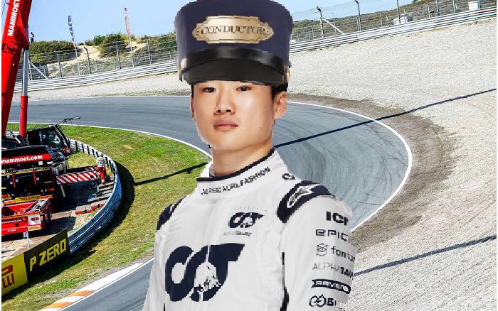 Nickbphoto's tweet photo. All aboard the Tsunoda Train! #f1 #wtf1 #YukiTsunoda #drstrain https://t.co/MY8pq4OkR1