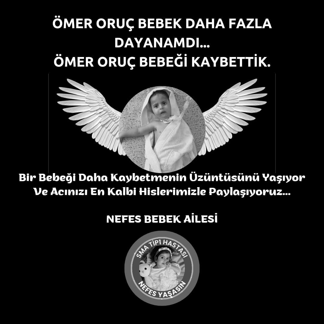 İki arkadaşımızı daha yitirdik,
iki arkadaşımızı daha bu hastalığa verdik...
Huzurla uyu Emine Asya ve Ömer Oruç ve asla affetme senin sesini duymayan büyükleri😔
Ailene,sevdiklerine, gönüllülerine sabırlar diliyoruz...🥺 
@omerehayatol @smaemineasya