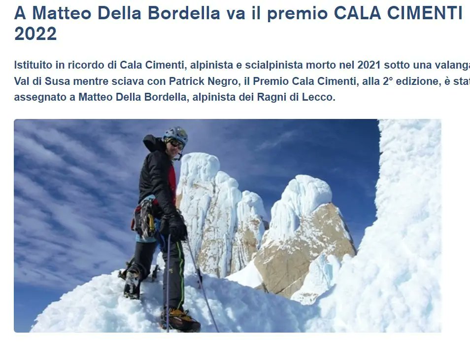 4sportua's tweet photo. The world's top climbers support the #ClimbArmy Foundation
Italian pro-climber Matteo Della Bordella donates the recently received Cala Cimenti 2022 prize
The donation will be spent on needs of #Ukrainian climbers, who are defending the freedom of #Ukraine
https://t.co/P15Fij4w35 https://t.co/DTn04zgsBl