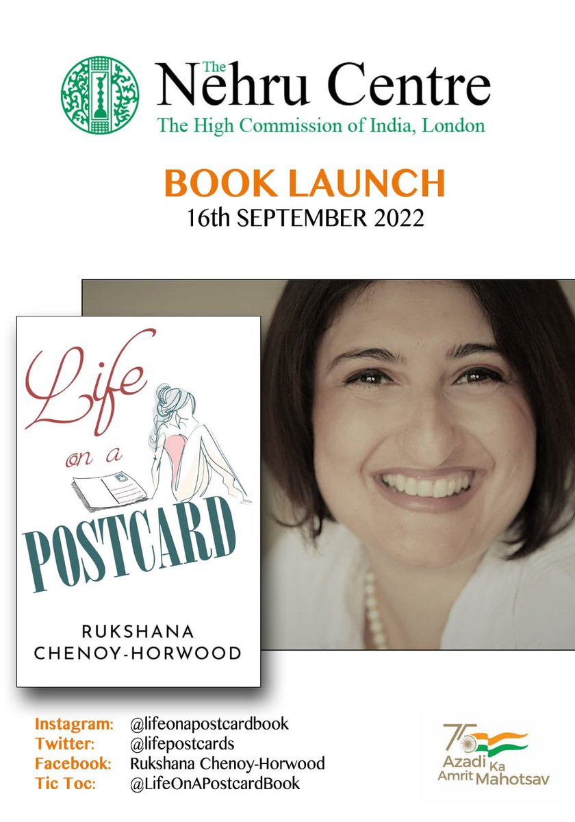 lifepostcards's tweet photo. Life on a Postcard Book Launch! So excited about the launch on the 16th of September! @lifepostcards 
 #Books #Postcard #Lifestyle #Travel #BooksOfInstagram #Bookaddict #ReadersOfInstagram #Booklovers #Readers #Authors #bookaholic @MMargolyes @NehruCentre @Samanthaday107 https://t.co/NG18mEnuuN