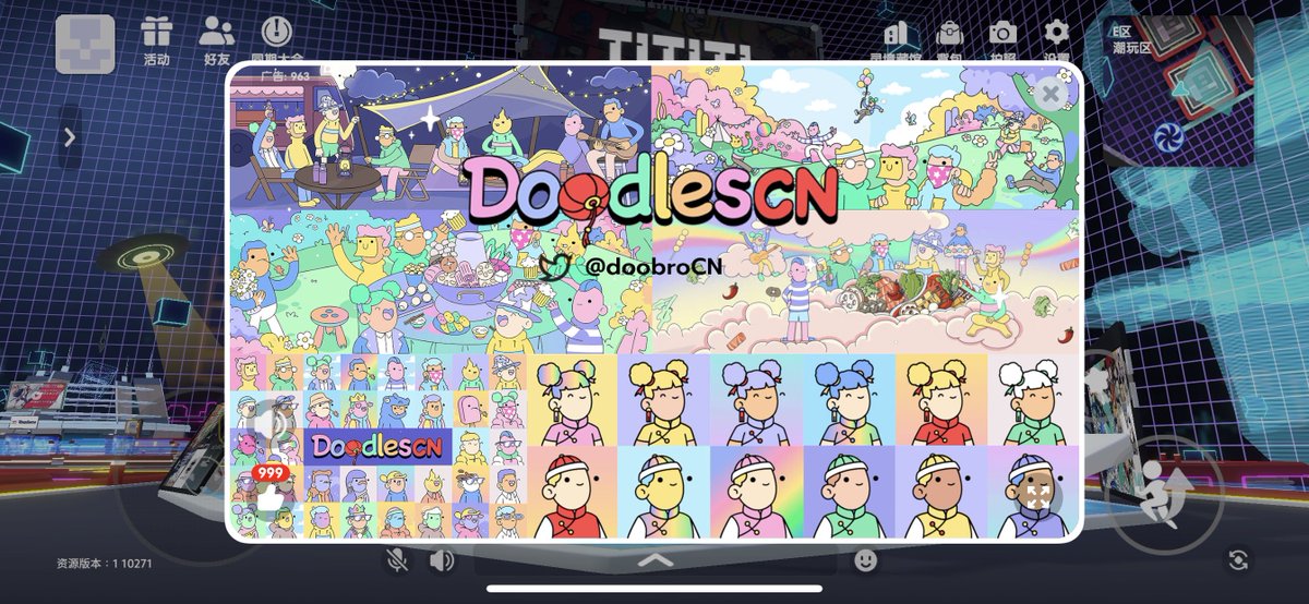 TiTiTiOfficial's tweet photo. TiTiTi x Doodles
Watch out frens!
@doobroCN coming in Ti with a joyful range of colors🌈
#Web3 #nft #ACG #ChinaJoy #MetaCJ #Doodles @doodles https://t.co/x2FFgcZ55A