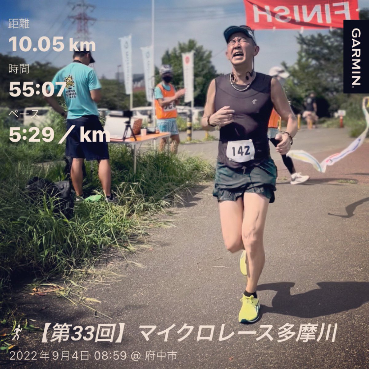Tsuky0723's tweet photo. 【🏃♂️10kmTT@マイクロレース多摩川】
この季節のガチレースで、メンタル鍛えられました。
*設定ペース:4:50/km
*結果:Mission failed!!!
TOTAL MOVING TIME 55:07,DISTANCE 10.05km PACE 5:29/km
👟 ASICS HYPER SPEED
🌤,26℃,84%,2m/s
#swiming
#riding
#running
#Triathron https://t.co/lGlBeDGQDY