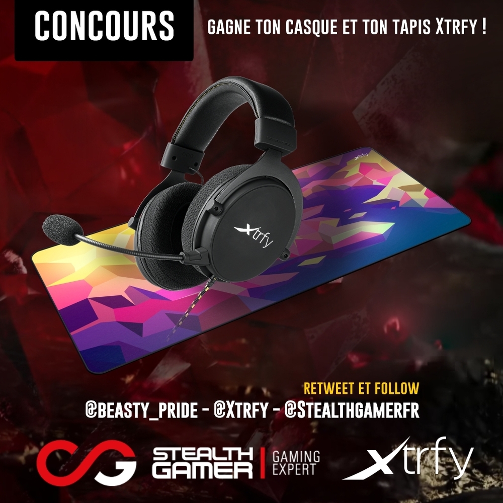 Notre partenaire @beasty_pride est en live sur Twitch pour caster les #VALORANTChampions 
🔥🔥
Pour l'occasion on vous fait gagner un casque et un tapis de souris <a href="/Xtrfy/">Xtrfy</a> (H1 et GP5 couleur au choix)

TAS le 12/09  - Pour participer 
⬇️⬇️⬇️