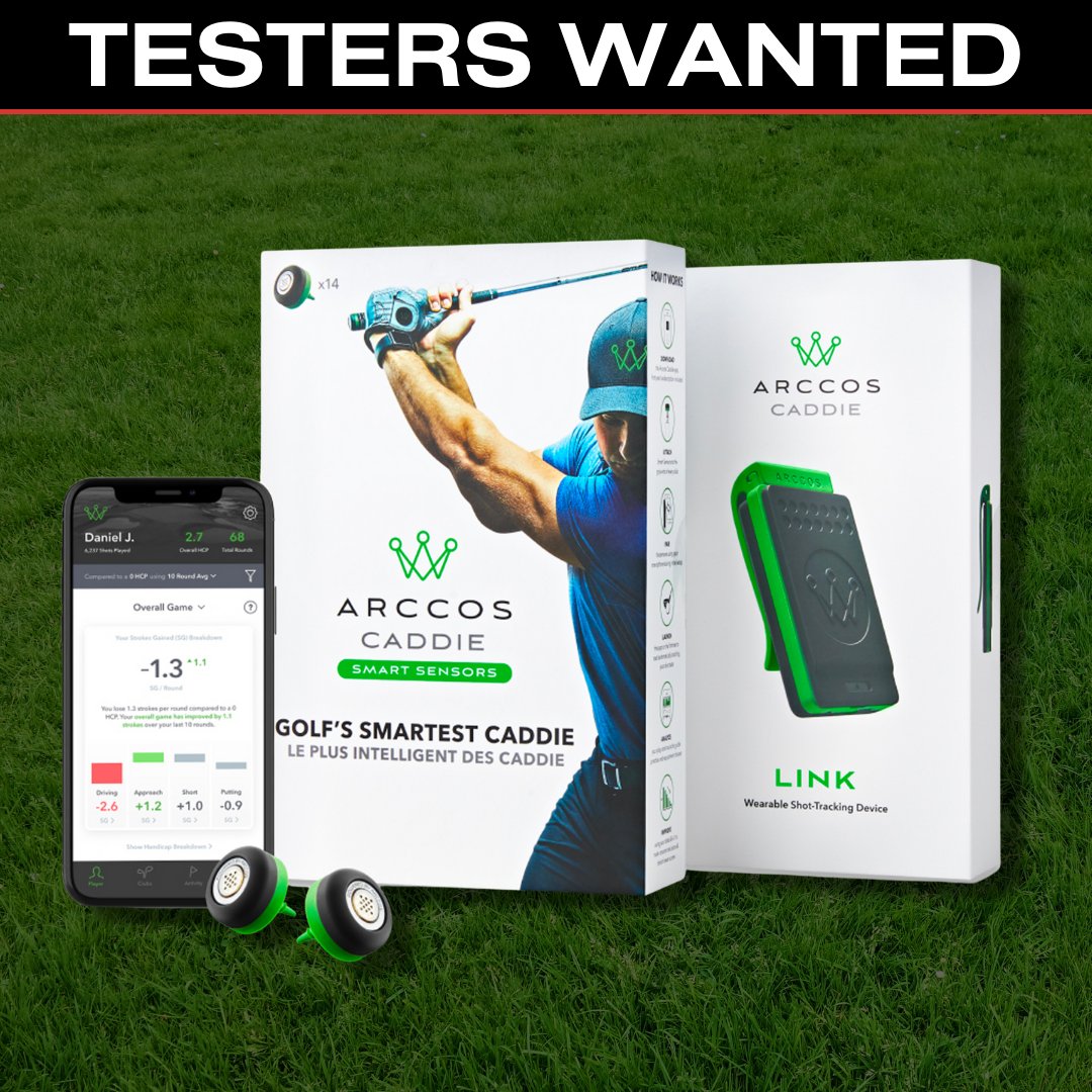 MyGolfSpy's tweet image. RETWEET TO BE A MYGOLFSPY TESTER 🏌🏼‍♂️

We need 4 dedicated followers to TEST &amp;amp; KEEP the @ArccosGolf Caddie Bundle. 

Play and report back to HQ to be a part of the data helping 17 MILLION golfers worldwide. 

HOW TO 👇🏽
📍 REWTEET 
📍 CLICK HERE: buff.ly/3KJS81J