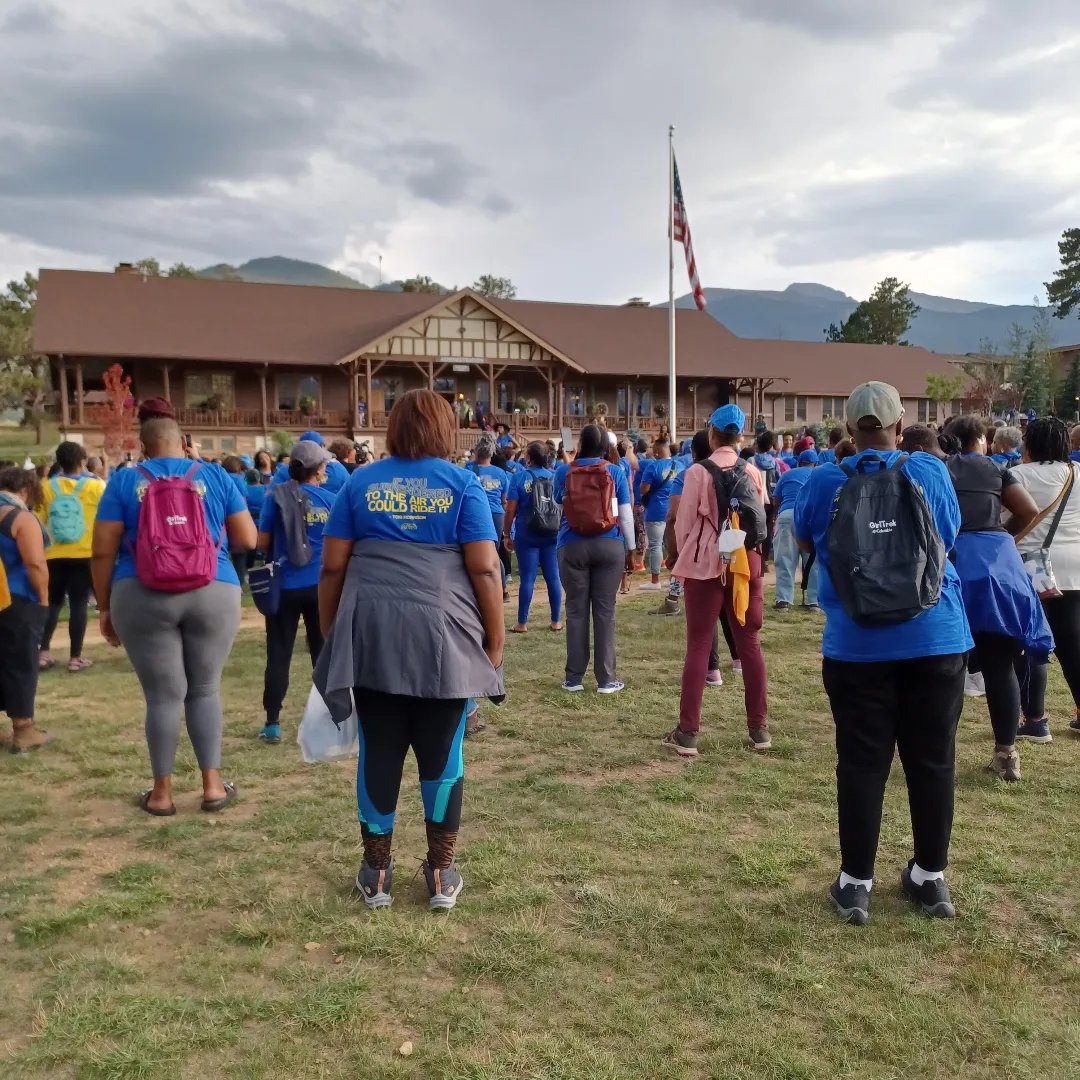 YouGoPlan's tweet photo. I made it to the #mountaintop #stressprotest #girltrek @YMCARockies https://t.co/kAQureUl9z