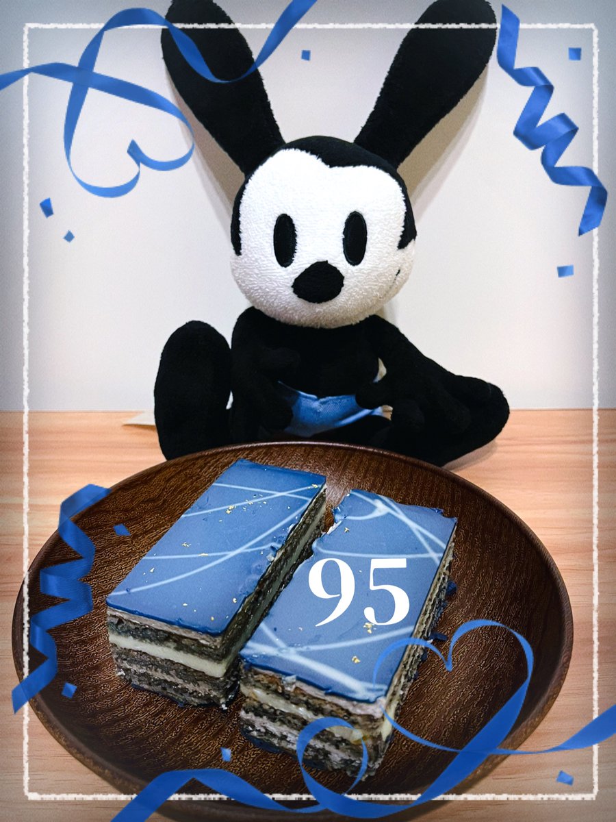 os_marine95's tweet photo. しあわせウサギのオズワルド
スクリーンデビュー95周年おめでとう！
生まれてきてくれてありがとう
大好きです！

たくさんお祝いされて、しあわせな一日になりますように！

#オズワルドスクリーンデビュー95周年 https://t.co/CTj4eTrNXk