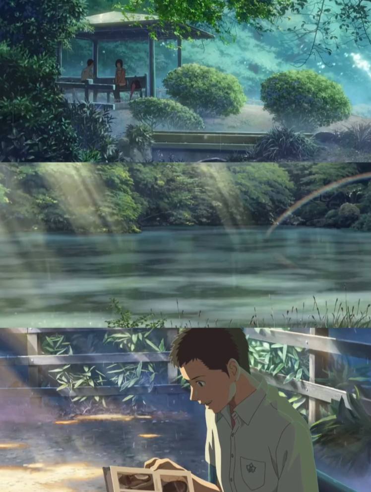 Linjiannan 何も言わずに黙っている 言の葉の庭 新海誠 映画共有 アニメ T Co Ekok1sw6xb Twitter