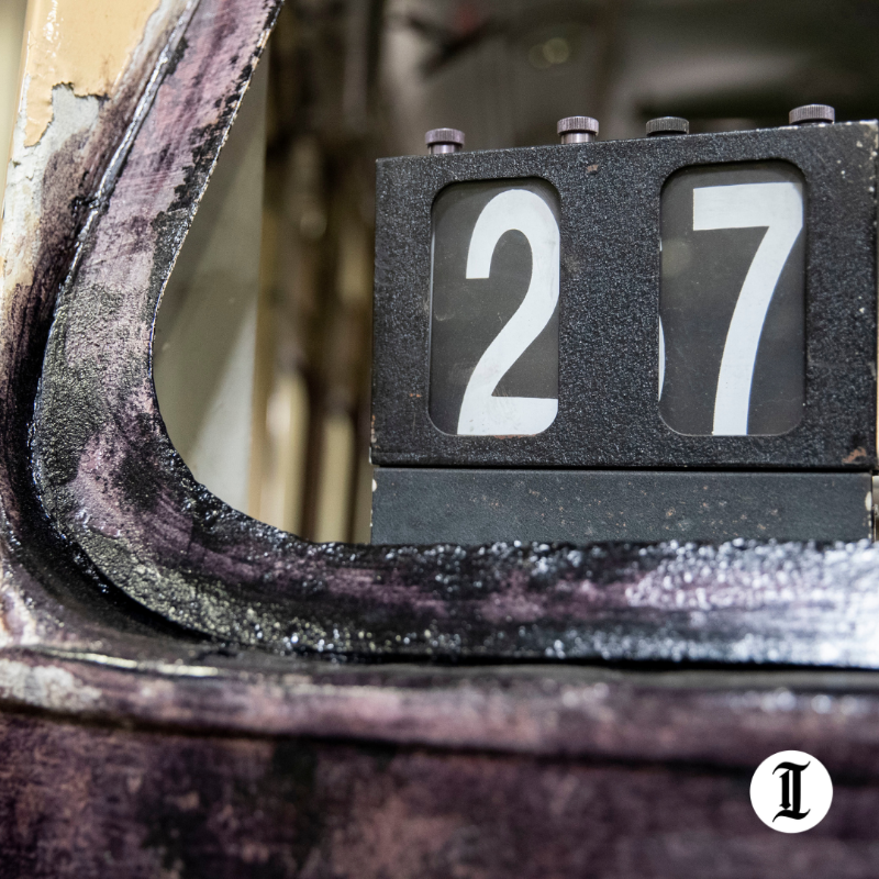 PhillyInquirer's tweet photo. Every workday for 30 months, SEPTA restorers have been taking apart and rebuilding the city’s famous 1947 PCC II trolleys for an eventual return to Girard Avenue.

“You know, you hear that bell going and it brings back good memories...People just feel attached to the trolleys.”