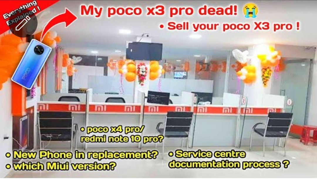 leaderXandrid's tweet photo. My poco X3 pro dead ๐ญ MI Service center new replacement poco x4 pro ? Real truth of @IndiaPOCO @POCOGlobal
New video link
:- https://t.co/OTiX3X9QOJ
Mentions
:- @PUBGMOBILE @BgmiDev
Tags to ignore
:- #PUBGMOBILE #BGMI #leaderXandrid #pocox3pro #pocox3prodead #pocox4pro https://t.co/DCzFOTeO8D