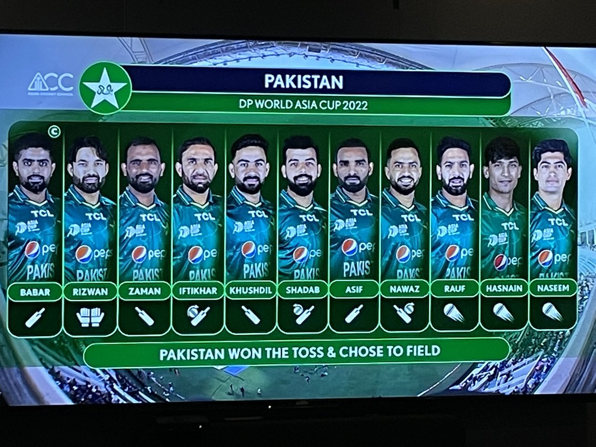 shahab06's tweet photo. My wife: why there are two players in each team praying? Lol #AsiaCup2022 #AsiaCupT20 #pakvsindia https://t.co/Y5EjgsoAbc