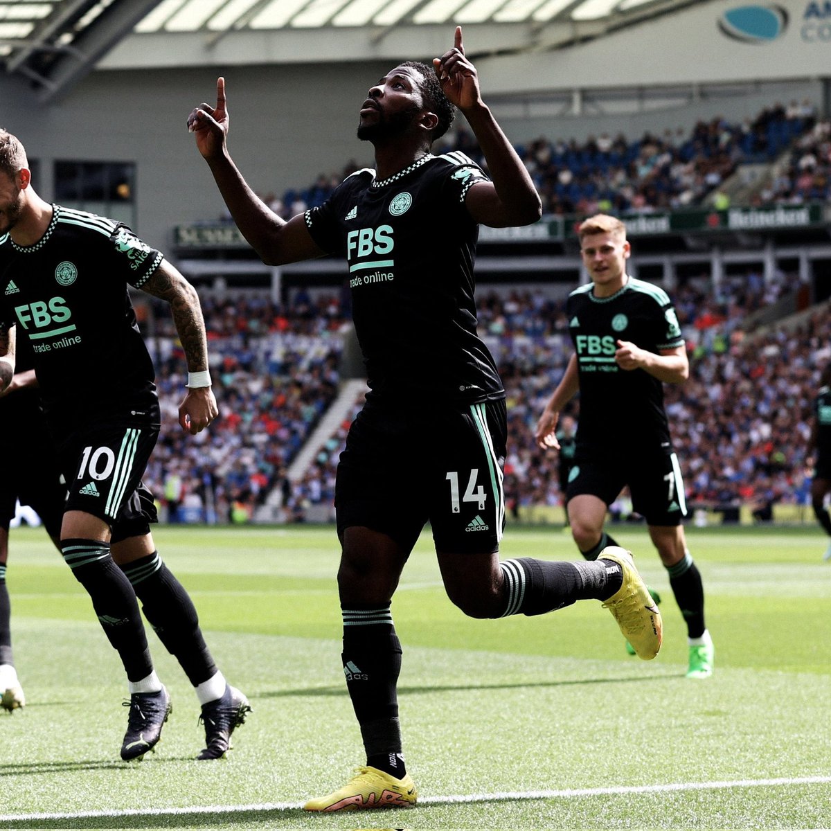 soccerassembly's tweet photo. The Return of Seniors Kelz

Super Eagles striker Kelechi Iheanacho scores ONE MINUTE into his first PL start of the season.

#BRILEI

#SoarSuperEagles https://t.co/U1tRpzHRzi