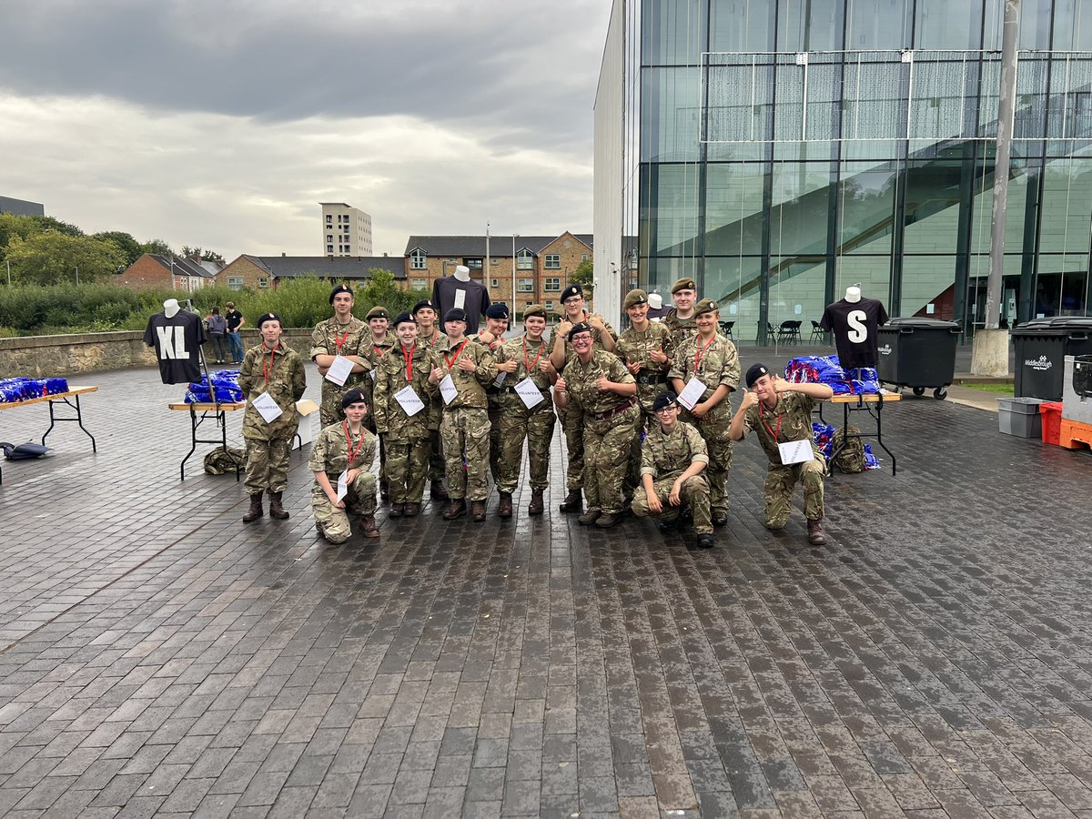 SarahNorman2's tweet photo. B Company cadets &amp; instructors assisting at the Middlesbroughs 10k run this morning 👏🏃‍♀️🏃💪🏻

@ClevelandCadets @RobHurstACF @JayPaleschi @TeesPride10k 
#middlesbrough10k https://t.co/z989Y3NUCv
