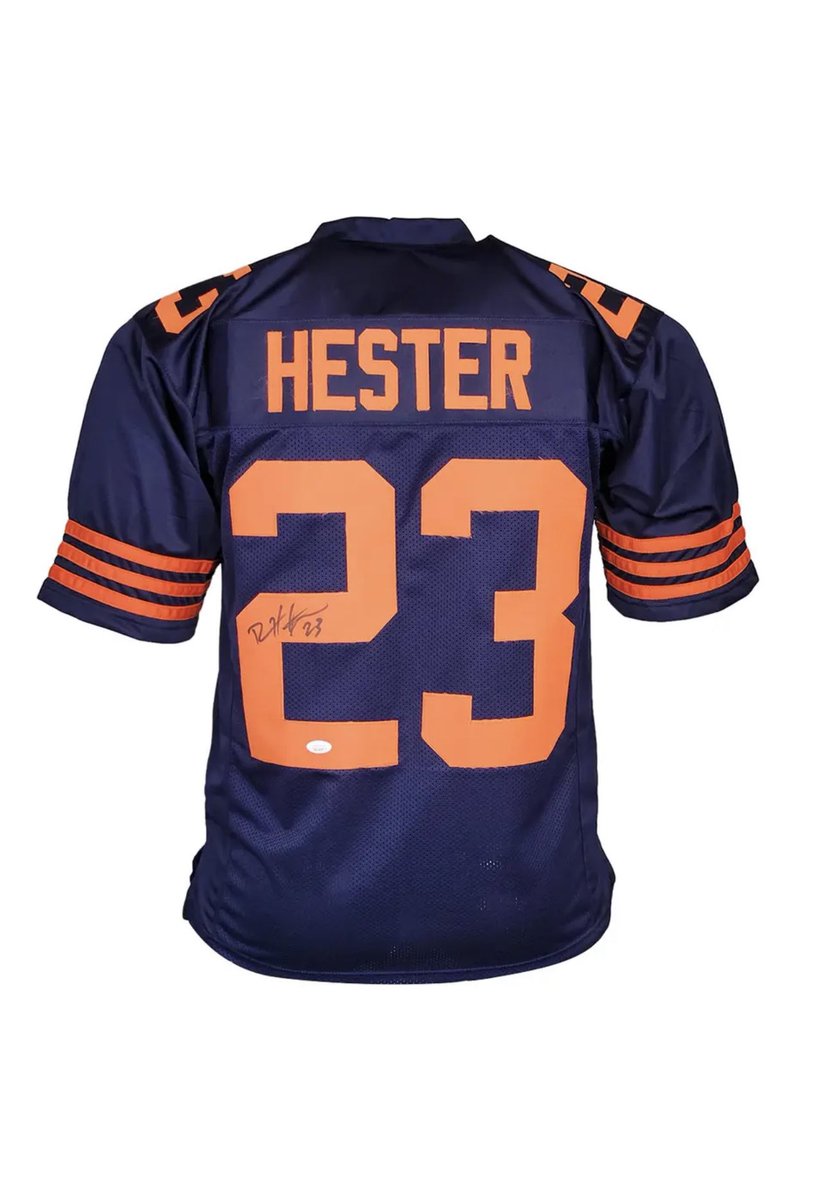 Bryan Perez (@bryanpereznfl) on Twitter photo *SPECIAL GIVEAWAY*
To celebrate the start of the 2022 #Bears season & the first season for <a href="/TheBearsTalk/">Bears Talk</a>, I’ll be sending 1 follower their choice of a Devin Hester signed jersey! (See pics). You must RT and be following me to qualify! Winner announced before kickoff of Wk 1!! *SPECIAL GIVEAWAY*
To celebrate the start of the 2022 #Bears season & the first season for <a href="/TheBearsTalk/">Bears Talk</a>, I’ll be sending 1 follower their choice of a Devin Hester signed jersey! (See pics). You must RT and be following me to qualify! Winner announced before kickoff of Wk 1!!