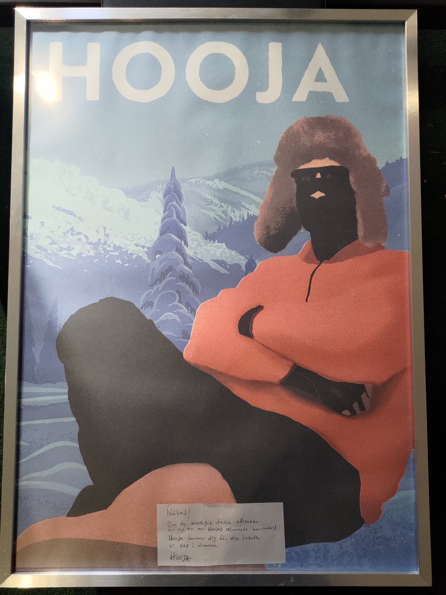 Okej, jag måste erkänna. Jag tycker <a href="/HoojaHooja/">Hooja</a> är orimligt bra och är nog det som är mest hipster i mitt liv (gillade dem innan det var coolt). 
All som har fått en affisch av dem, räck upp en hand ✋! 
De har nu släppt en ny video. #hooja