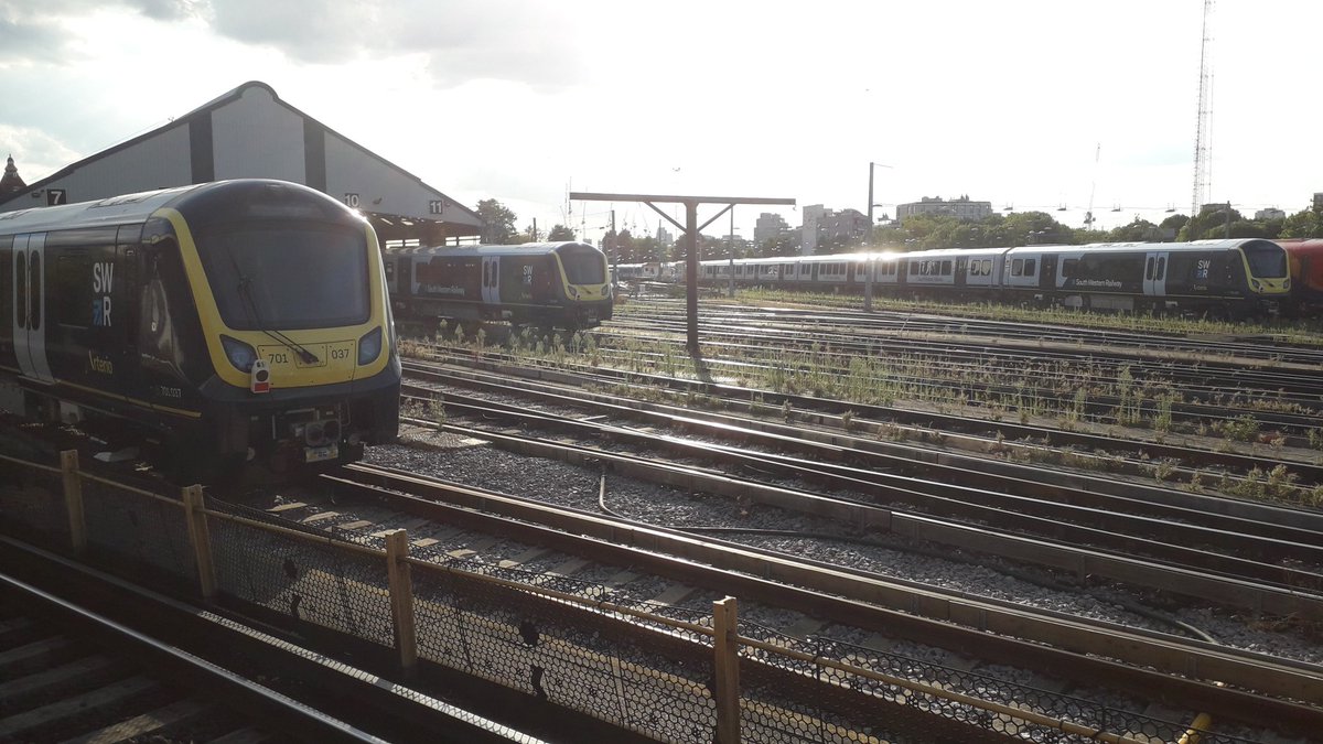therichastill's tweet image. Gleaming in the sunshine. Hope to travel on one of these soon.
#Class701
#NewTrains