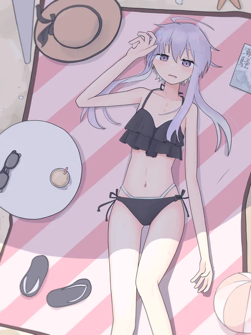 そういえば黒ビキニ去年に描いてましたね 