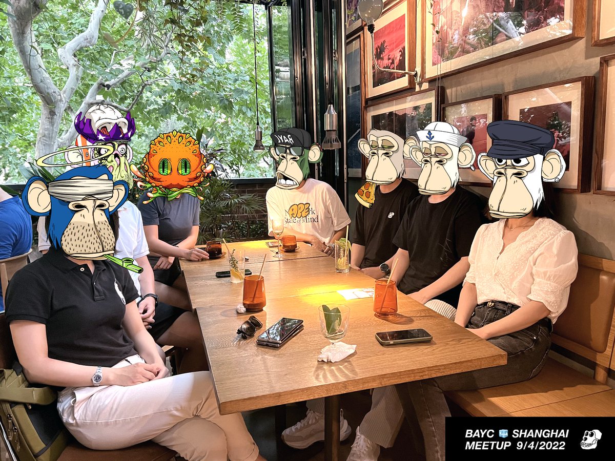 A chillaxing and boring afternoon with some apes and a koda in Shanghai 🧊 <a href="/BoredApeYC/">Bored Ape Yacht Club 🍌</a> 
<a href="/C4ssp/">Commus-kinghill.eth</a> <a href="/cy80474526/">cy</a> @a35rmzz <a href="/Sstaoo/">stephytao.eth</a> <a href="/EchoWangGX/">Apple Yi</a>