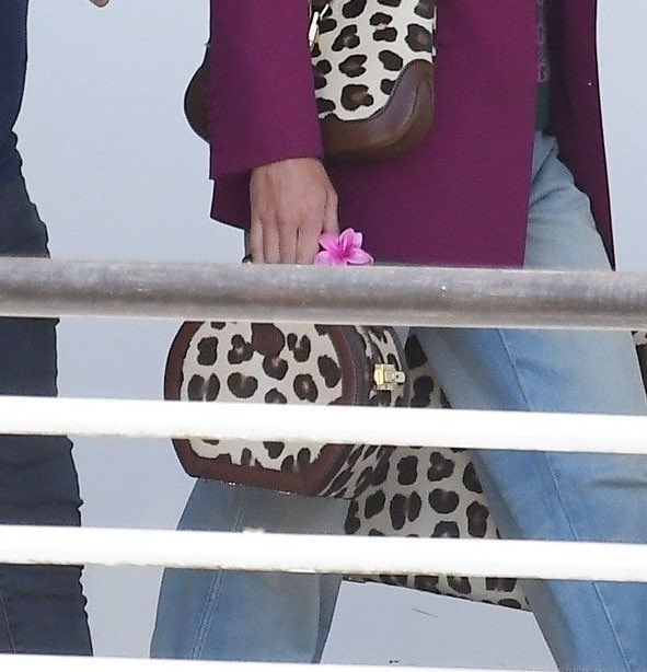 ememwindy's tweet image. the leopard print bags, the nails 💅🏽 and that pink flower hair clip 🥹 #sofruity