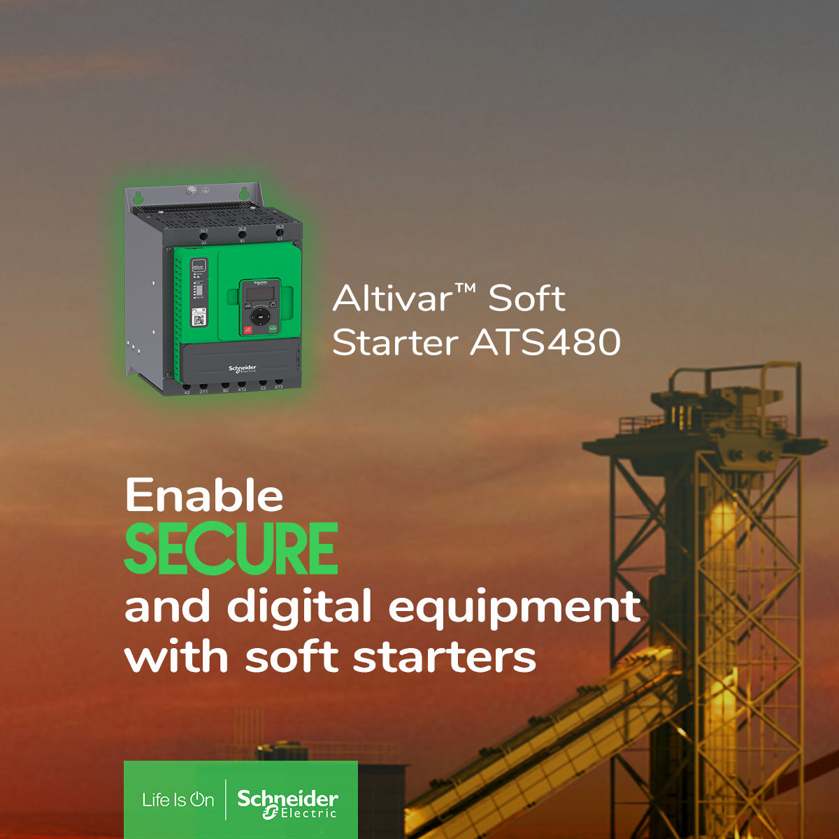 SchneiderUKI's tweet photo. Build your complete motor control solution for protection and control with direct starter, soft starter or variable speed drive with our EcoStruxure Motor Control Configurator Tool. Try it now https://t.co/0SSxl3ewzG #IIoT #ATS480 https://t.co/4foPXWO5mE