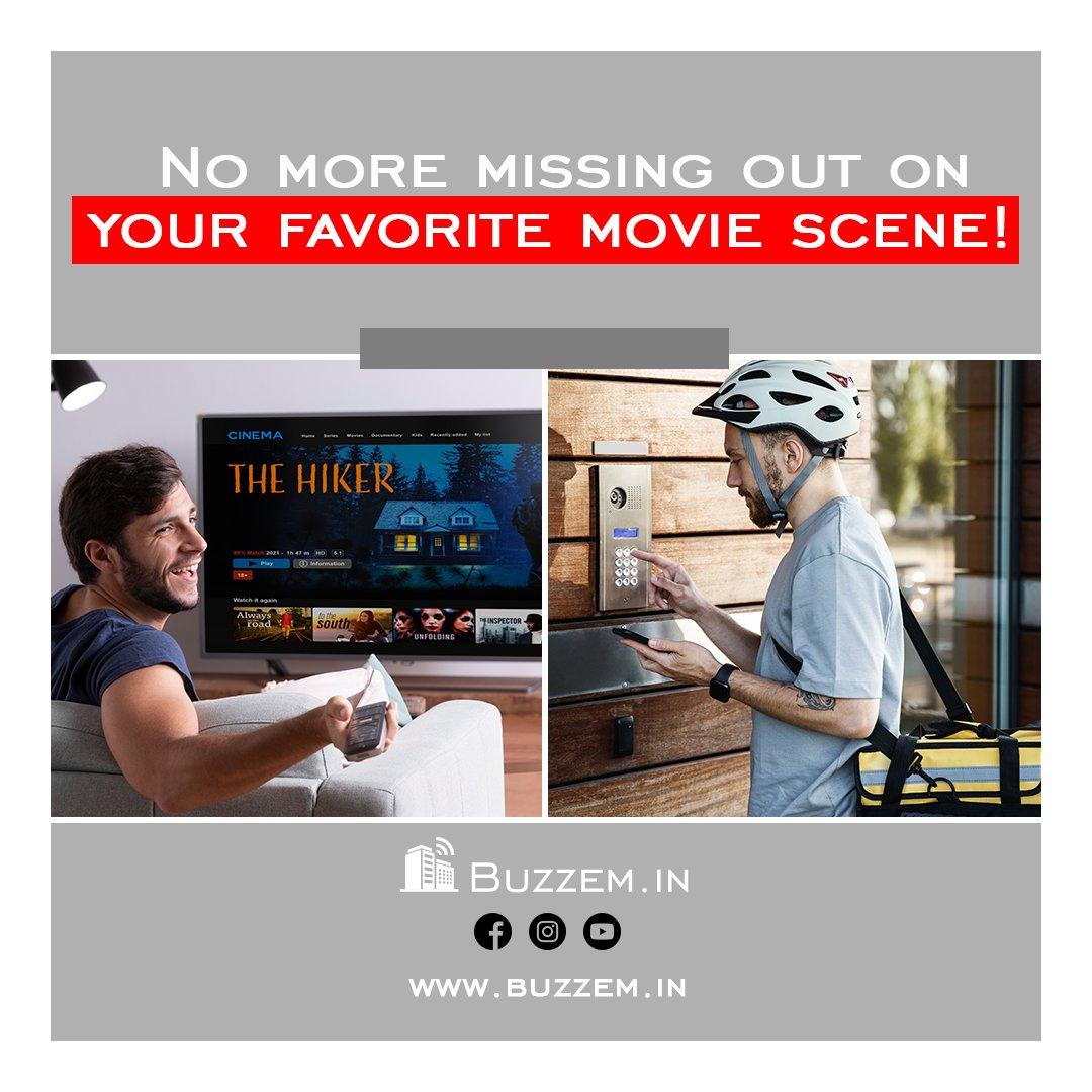 buzzem_in's tweet photo. Don't worry! Just keep sitting and enjoy your movie while the delivery person comes in and leaves the pizza on the table! 

For more information, visit https://t.co/yoUHM2diN8

#doorbell #buildingbuzzer #apartment #apartmentbuilding #BnB #bednbreakfast https://t.co/3OAgKEDcCq