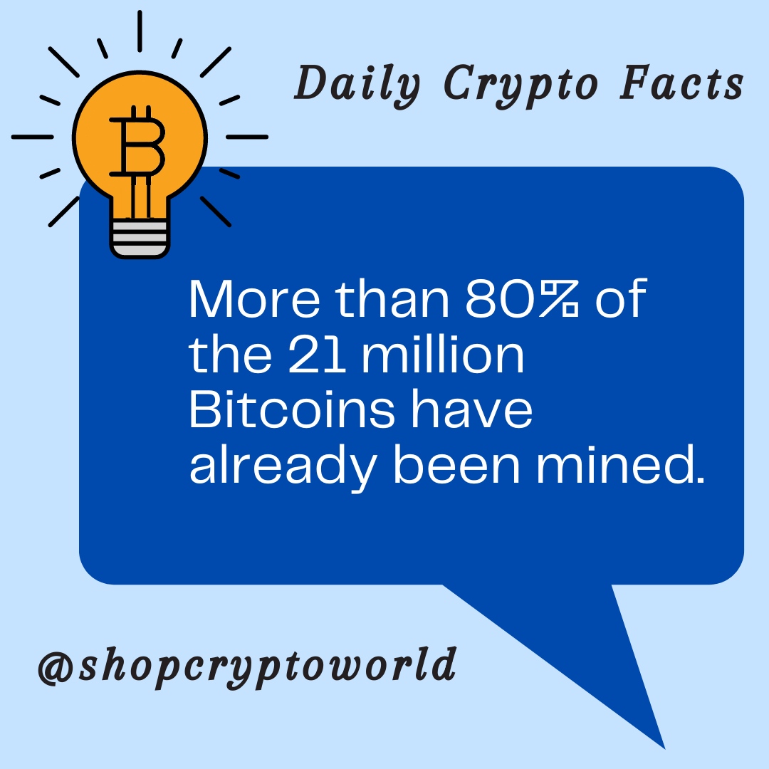 shopcryptoworld's tweet photo. Comment below if you knew this! Visit Crypto World to learn more about cryptocurrency and how blockchain technology is changing the world. #learn #crypto #confidence #cryptoclasses #education https://t.co/Ek5Jo2Xf7r