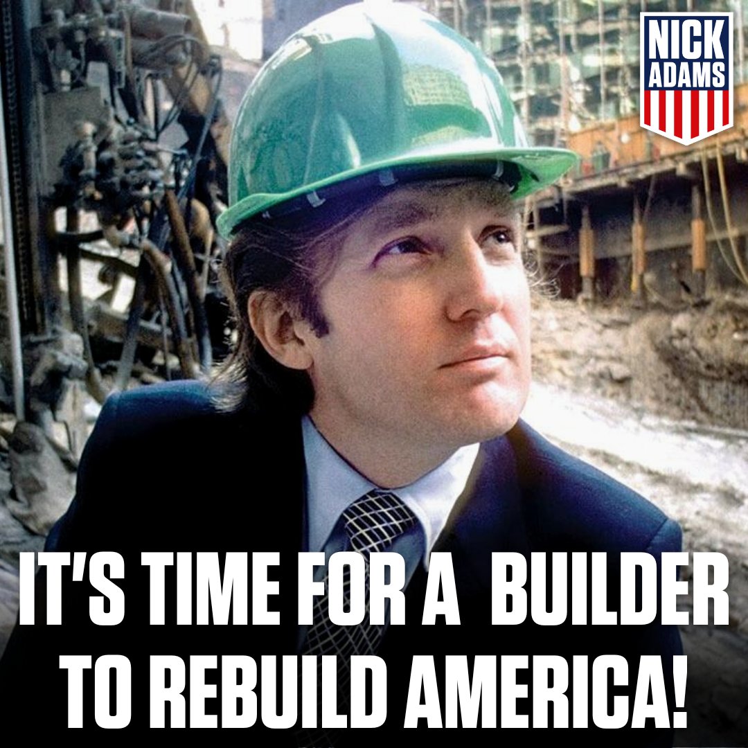 NickAdamsinUSA's tweet photo. America needs President Donald J Trump! https://t.co/h6mA56955C