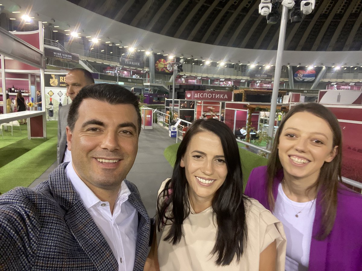 kantina_arberi's tweet photo. Dita e 3 / 3rdDay WineVision Belgrade, Hall 1 D34 

@kantina_arberi 

#KantinaARBËRI #WineVision  #belgrade #Kallmet #SheshiBardhe #albanianwine #wine #WineVisionBelgrade #Albania🇦🇱 https://t.co/3xWr6s2CBW