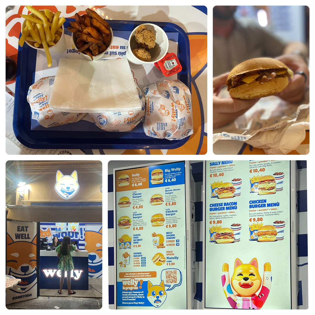 ABryoshi's tweet photo. Ate at Wellys yesterday.  Right on par with ‘In-N-Out’ plus add delicious fried chicken options to the menu. A scalable business model with all the foundations dialed in.  Their burgers special sauce is incredibly unique and delectable. #welly #WellyFriends #SHIBARMY #SHIBARIUM https://t.co/C6DVURRL0Z