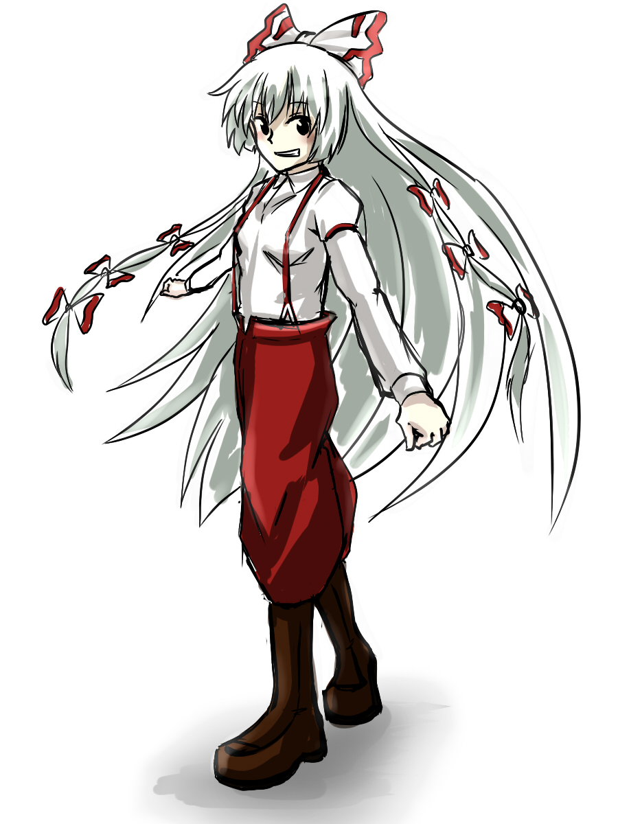 藤原妹紅 「#独学でここまで成長したからお前も頑張れ 成長しましたね 」|イサギ@春例か20bのイラスト