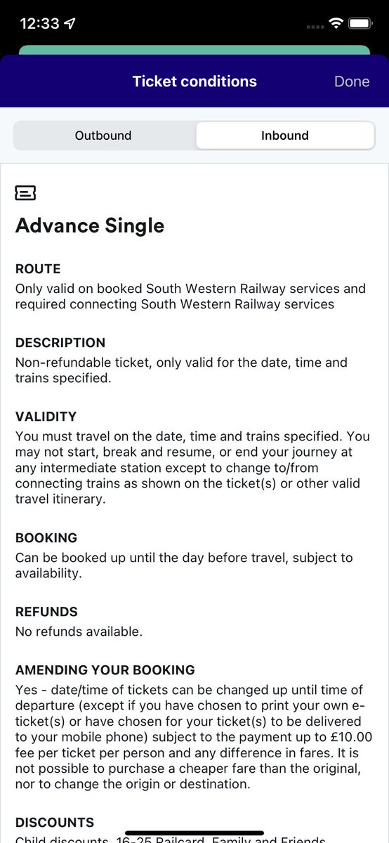 EmHayter's tweet photo. @SW_Help Ok thanks, is it more flexible then because of the work? Just 100% checking as my ticket says this .. only valid on the train specified..I don’t want to be asked to pay again 🙃 https://t.co/UlERhsqhtT
