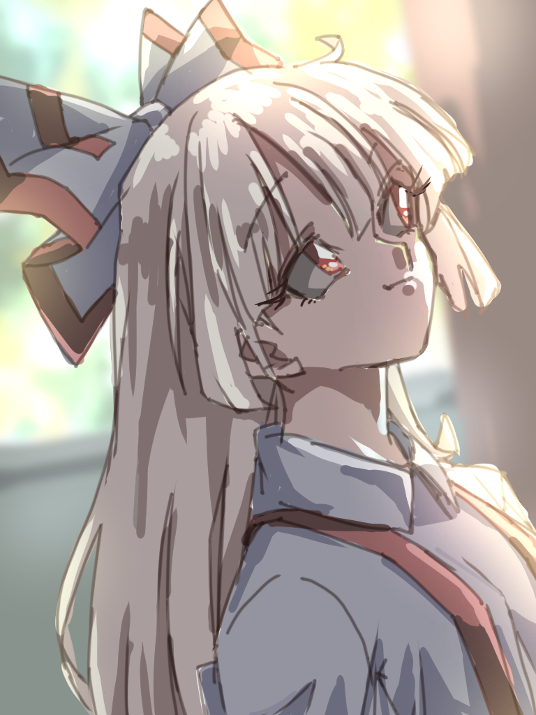 藤原妹紅 「#独学でここまで成長したからお前も頑張れ 成長しましたね 」|イサギ@春例か20bのイラスト