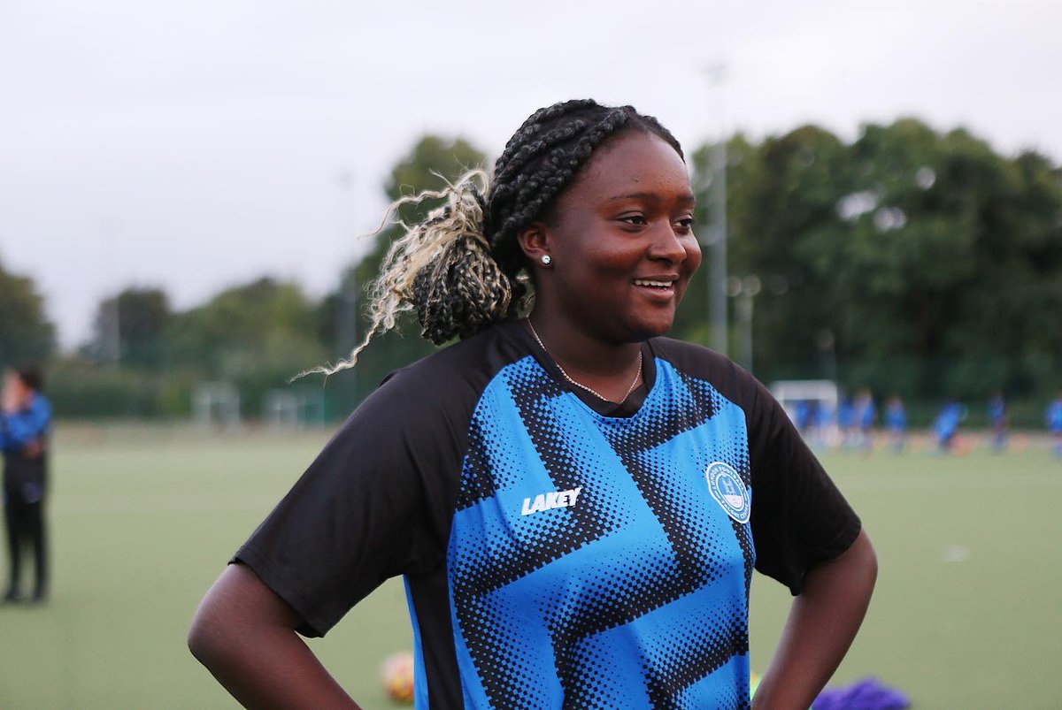 FootballTalentC's tweet photo. The girls are ALL excited with the release of fixtures for our first ever season, should be a fantastic season ahead and first of many having launched Just 9 weeks ago.

📸 @Grassrootsandb1 

#football #girlsfooty #girlscanplaytoo #jplwarriors🛡 #skills https://t.co/KyLNu26B7u