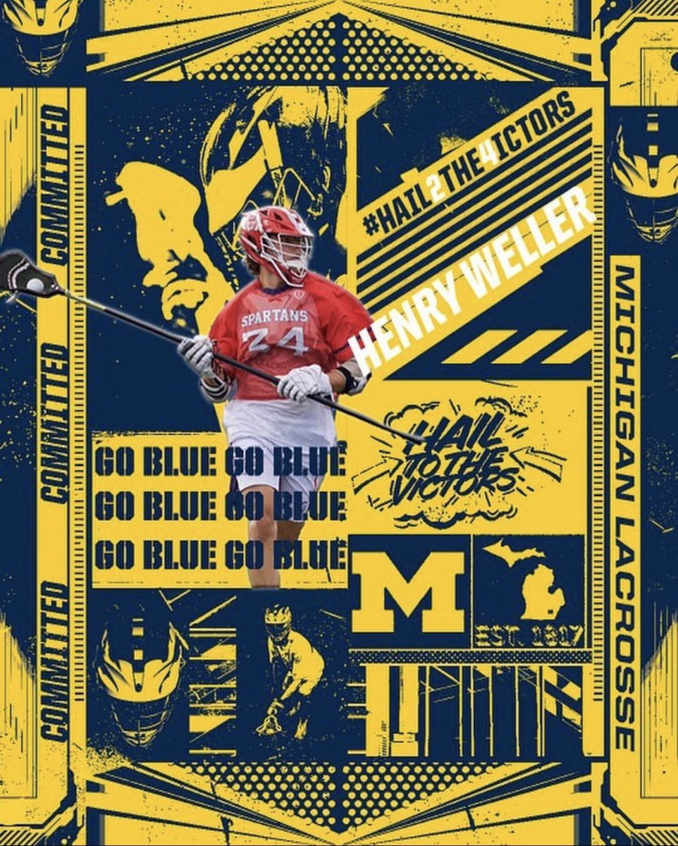 The first ‘24 commit since 9/1 is off the board, as @UMichLacrosse lands 4 ⭐️ Henry Weller, LSM, St. John’s (D.C.) / @NextLevelLax. Excellent off the ground, Weller thrived as a starter for the national champs alongside his brother Jackie, a top ‘23 face-off man and UM commit.