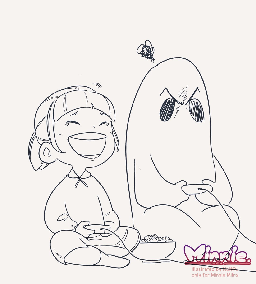Minnie_Milra's tweet photo. Today, I have finished my homework. It's time to relax. Let’s play a game!! https://t.co/cbBUyJTBRc