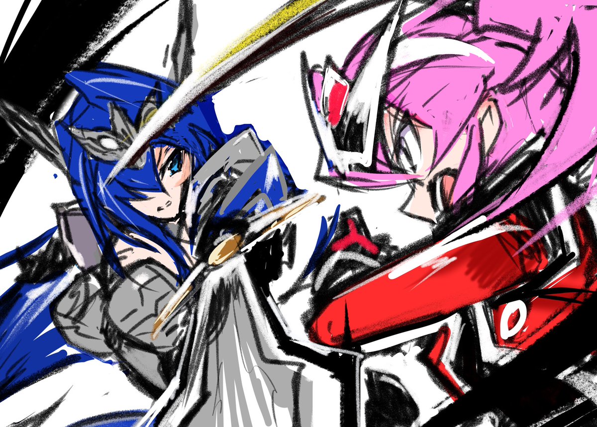 「ドンモモタロたんVSソノイさん宿命の対決#ドンブラザーズ少女 」|玖〆カズーのイラスト