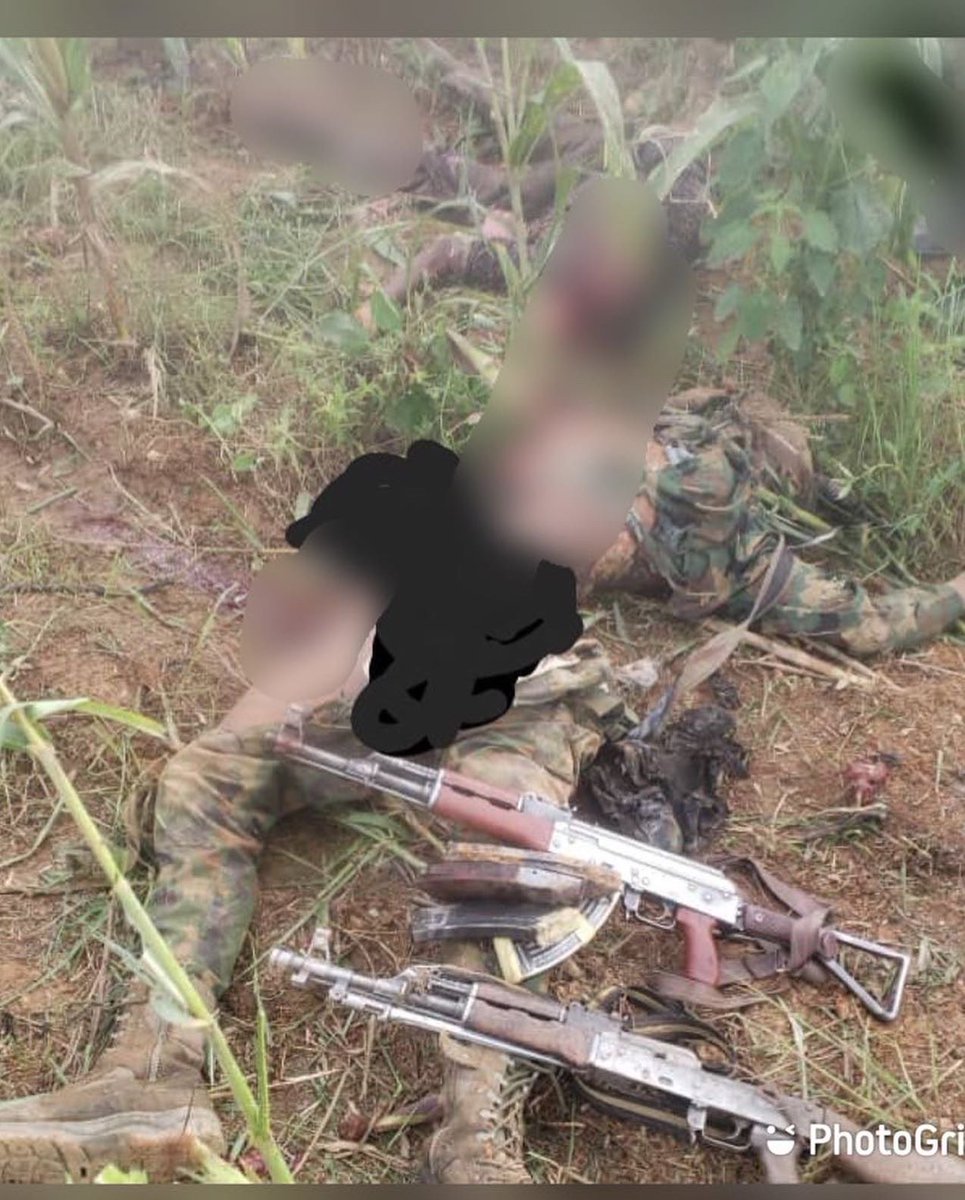 HQNigerianArmy's tweet photo. AGAIN, NIGERIAN ARMY FIGHTING PATROL GIVE BANDITS BLOODY NOSE, ELIMINATE 3, RECOVER WEAPONS IN KADUNA
 …along Sabon Birni, Dogondawa-Kuyelo and Farin Ruwa on Saturday 3 September 2022. https://t.co/LBaF0XSmeG https://t.co/xTkaqiun5K