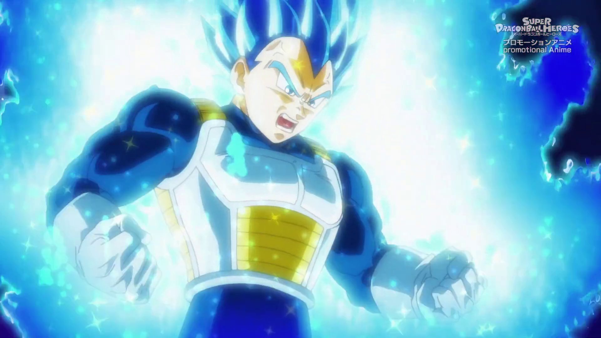 Super Saiyan Blue VEGETA FINAL FLASH!