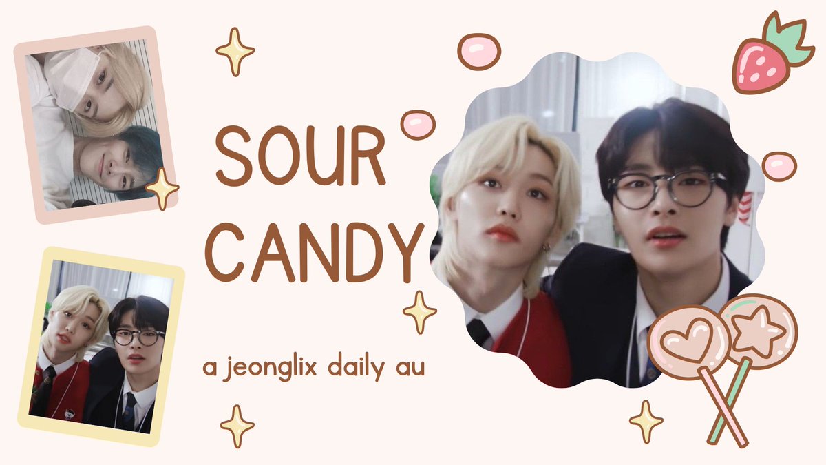 skzwjul's tweet photo. sour candy
—
make it jeonglix's daily au 

keseharian pasangan rasa asam manis seperti sayur asem ala ala user sourfelix dan jeonginjeong.

©jupi. https://t.co/DcLmlWSN79