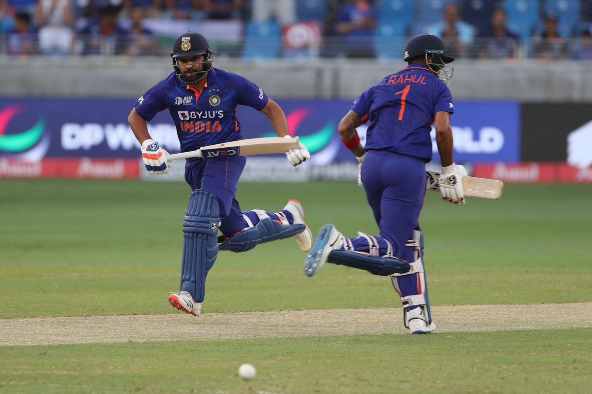 ICC's tweet photo. Fifty-run opening stand up inside five overs for India🔥

#INDvPAK | #AsiaCup2022 | 📝 Scorecard: https://t.co/tV9iUvu6z1 https://t.co/JFLySkKWdo