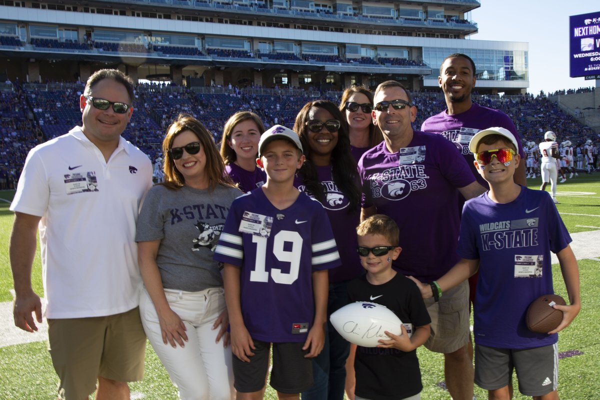 meritrustcu's tweet photo. How 'bout them Cats?!? 💜 Don't mind us; we're just re-living last night's amazing Wildcat Victory. #TeamMeritrust had a blast at Bill Snyder Family Stadium as the game's sponsor. What a way to start the season! https://t.co/NK0tkDDz81