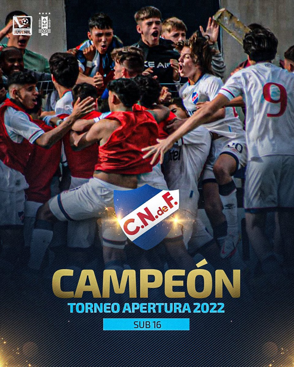 nicomusetti's tweet photo. Se cerró el Torneo Apertura en divisiones formativas: Defensor Sporting logró tres títulos y lidera la Tabla General Anual.

Sub 19: DSC 🏆
Sub 17: DSC 🏆
Sub 16: Nacional 🏆
Sub 15: DSC 🏆
Sub 14: Nacional 🏆

🔜 Copa de Oro con los 10 mejores equipos. https://t.co/fJUJWJEEC2