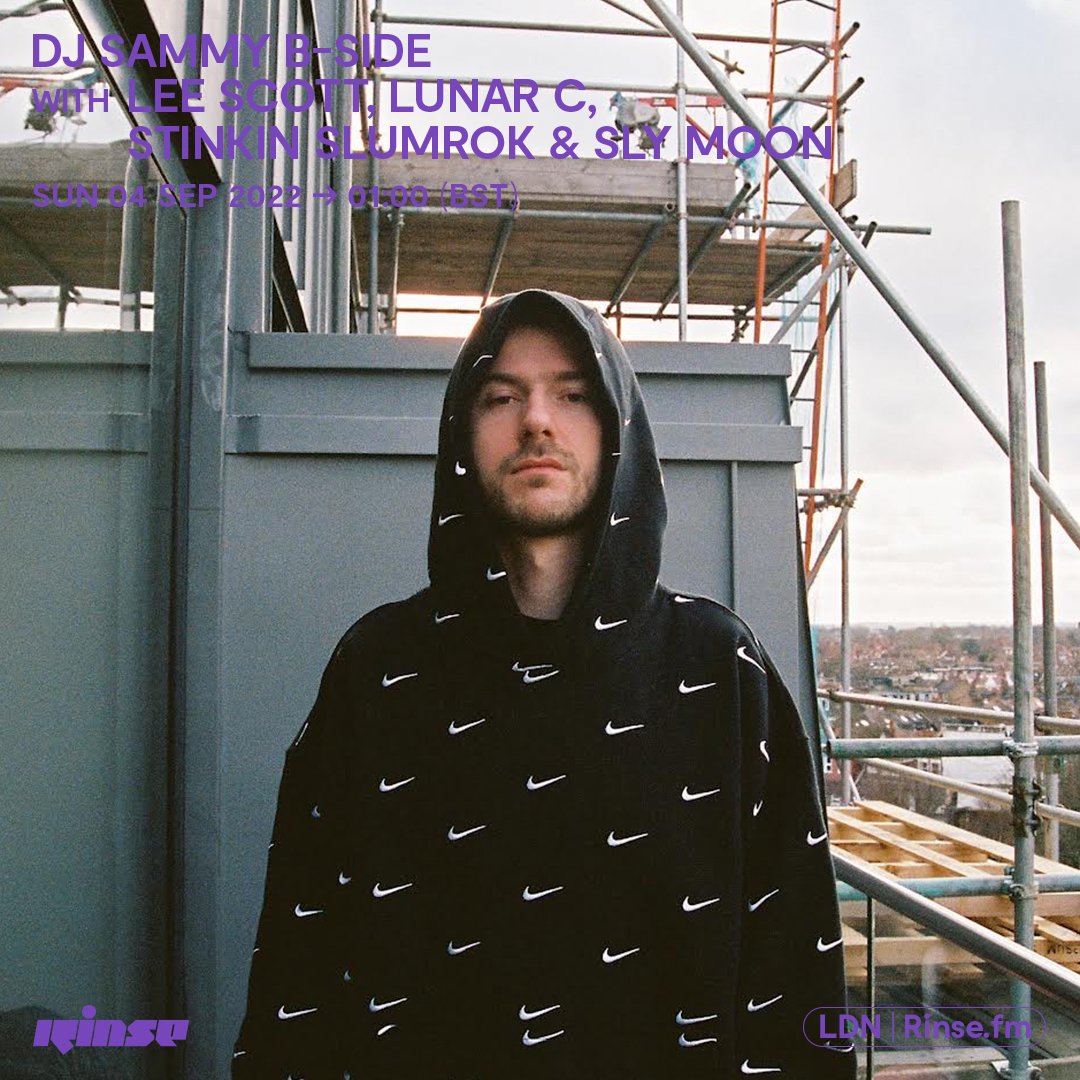RinseFM's tweet photo. Up at 1AM it's @DJSammyBSide with @tinfoilfronts, @LunarCFT, @STINKINSLUMROK & #SlyMoon on https://t.co/6hLtrMg0Aq + 106.8FM
#RinseFM https://t.co/B0E2B5cv4V