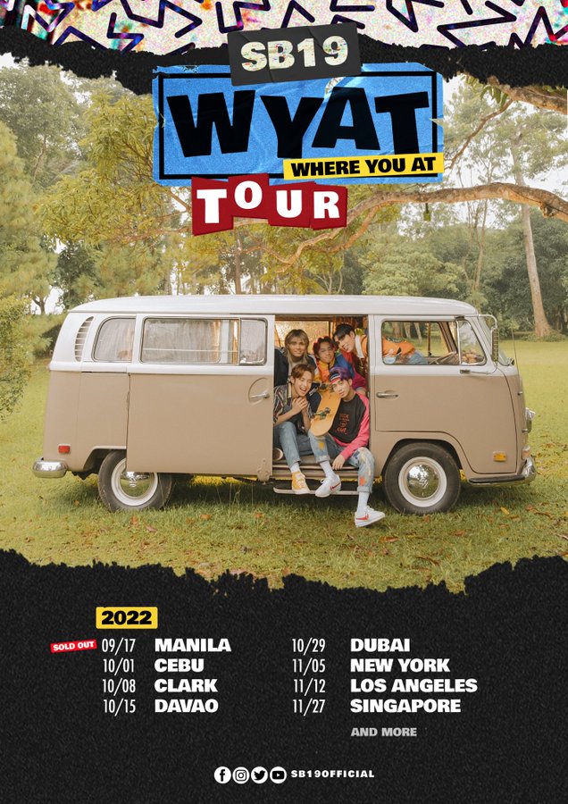 SB19 WYAT World Tour 2022 poster