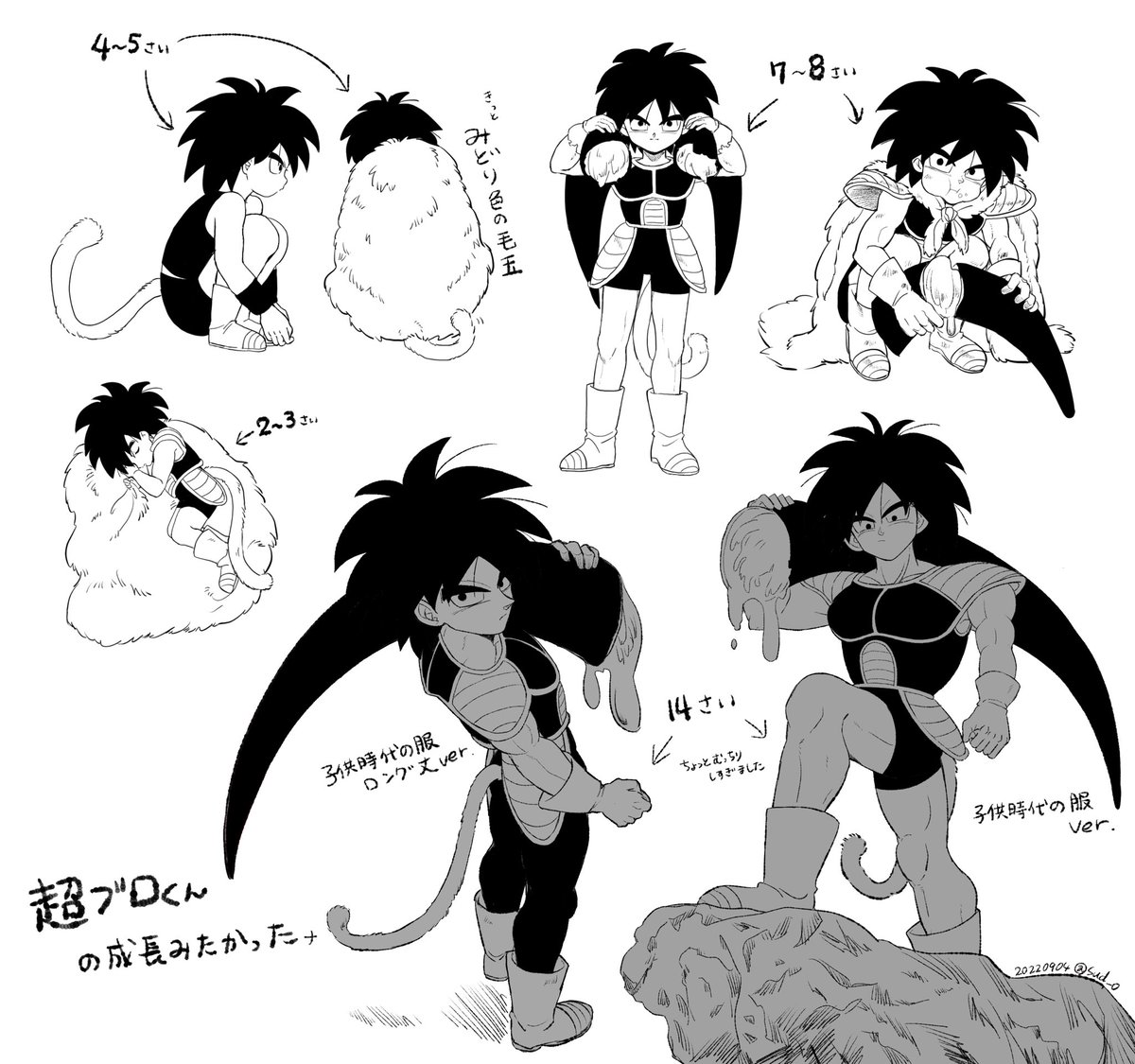 ここ1週間の成果です
超ブロリーくんのことが知りたい… 