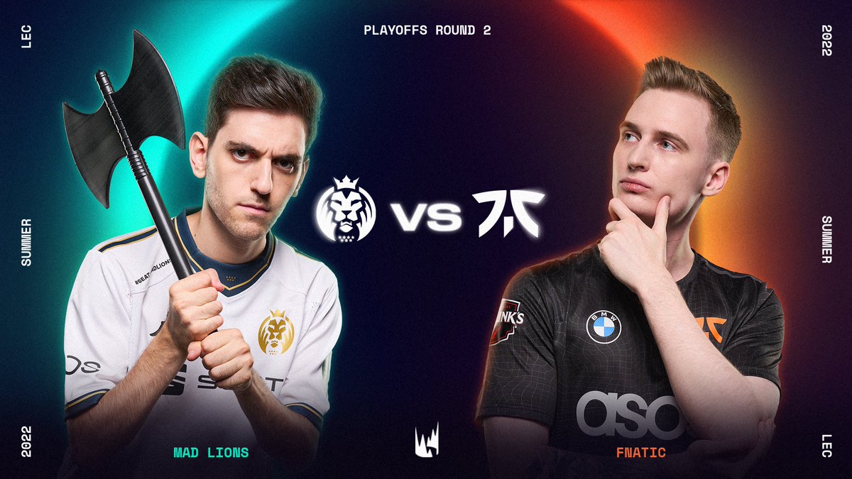 LEC's tweet photo. We're LIVE with #ReadyCheck for MAD vs FNC! #LEC
📺 https://t.co/n8Ev4bMoua https://t.co/Lo4sTqlKWg