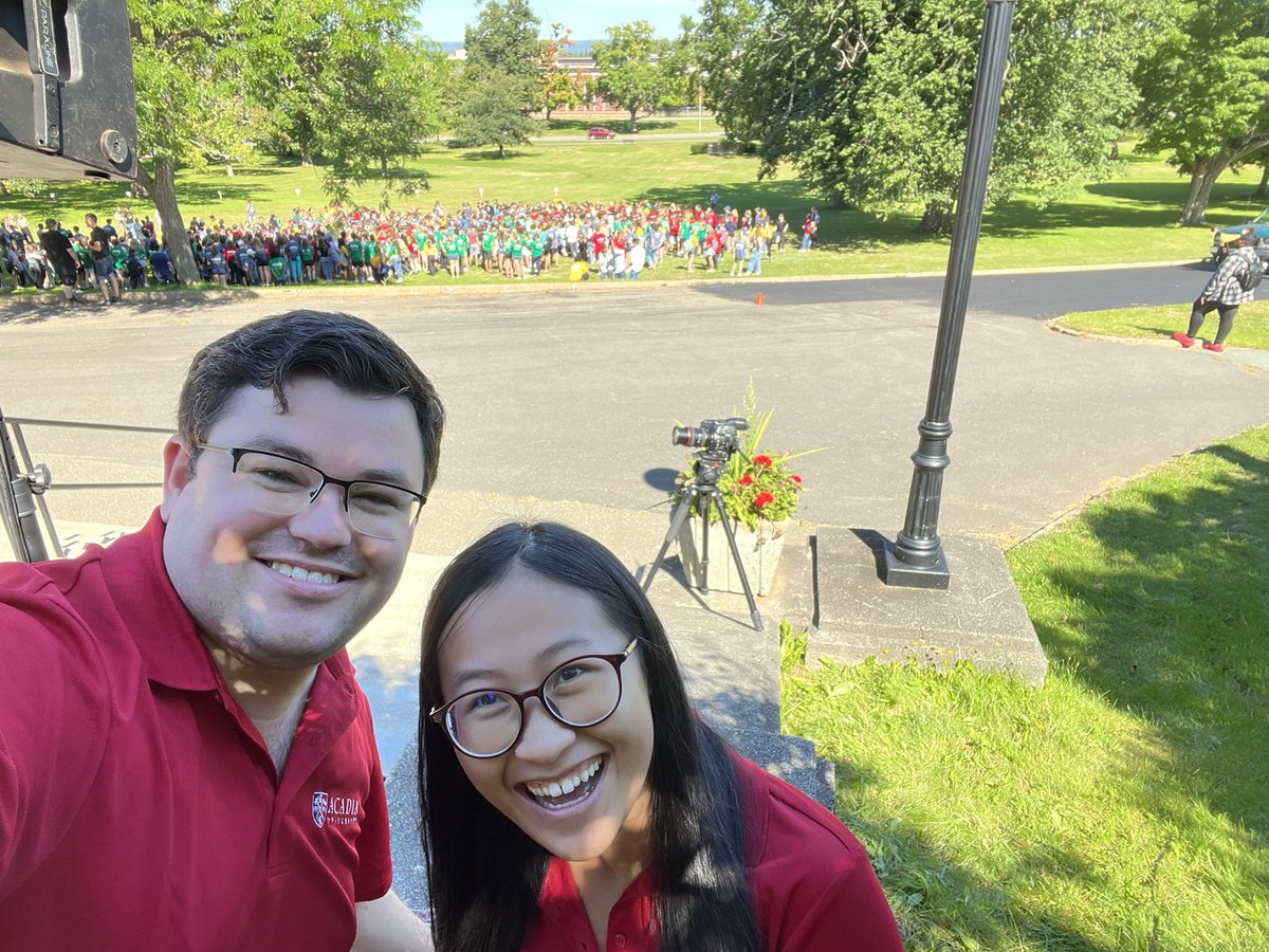 ChadJohnstone's tweet photo. It’s Orientation day @AcadiaU! https://t.co/gH4uWg3f4R