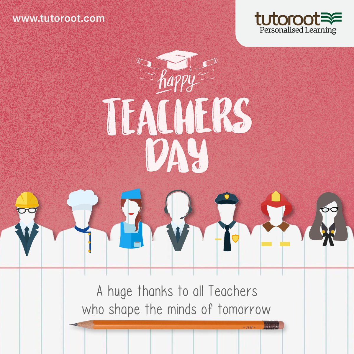 Tutoroot's tweet image. #HappyTeachersDay to all the amazing teachers out there who help you see the world in a new way.

#Tutoroot #PersonalisedLearning #TheTutorootEdge  #OnlineTuition #OnlineTutoring #education #LearningGoals #learningcontinuity #TeachersDay #teachers #guru #tutors #classroom #Sep5