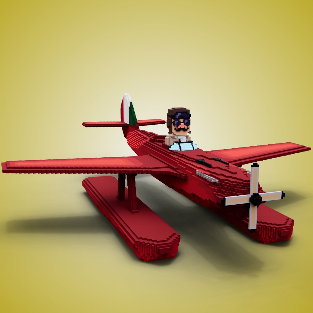 Porco Rosso and his plane
"붉은 돼지"
.
.
.
#sandbox #voxel #voxelart #voxelartist #ghibli #ghiblistudio #porcorosso #붉은돼지 #복셀 #복셀아트