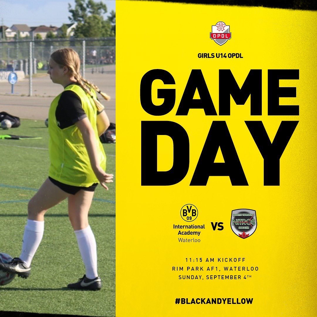 bvbiawaterloo's tweet photo. Gameday x 3 👊

Sunday full of OPDL action 🤩

Best of luck Black and Yellow! ⚫🟡

#blackandyellow #bvb #bvbiawaterloo #hejabvb #bvbfamily https://t.co/Igorh2n6co