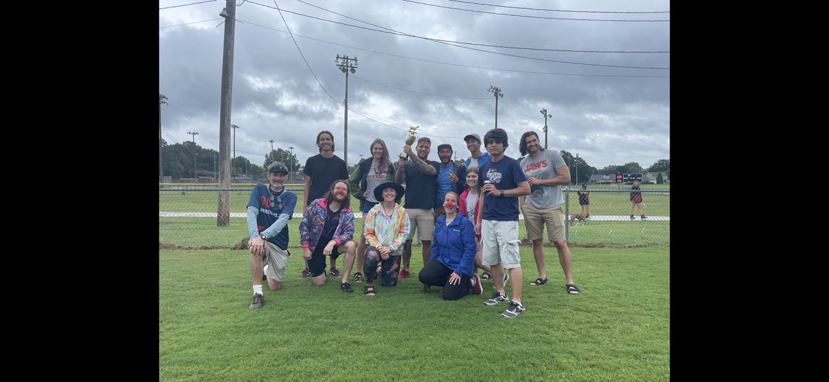 Spirit Award Winners: Clowns of Chattanooga! Unfortunately, not dressed like they were yesterday in all sorts of Clown costumes